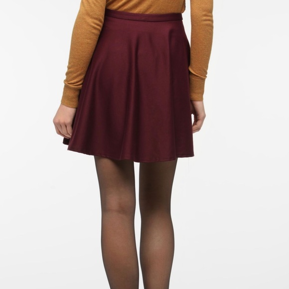 Urban Outfitters Burgundy Circle Skirt size 12 | High waisted - Picture 3 of 13
